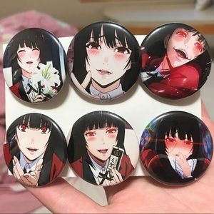 Kakegurui Yumeko Jabami Pinback Bu…